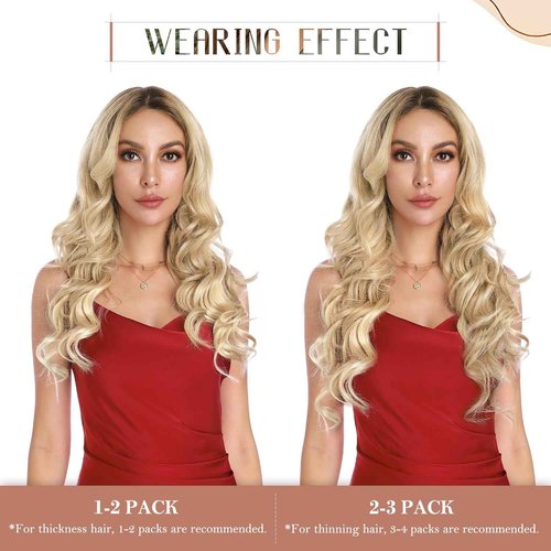 TESSHAIR Micro Loop Hair Extensions, 100% Remy Human Hair, Microlink Extensions, No Tangle & Smooth, 50 Strands 50g, 16 Inch #Blonde & Bleach Blonde