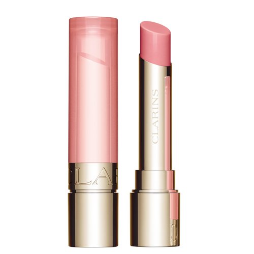 Clarins Lip Oil Balm | Nourishes, Hydrates, and Visibly Plumps | Natural, Sheer Finish and Shine | 99% Skincare Formula and 96% Natural Ingredients | Contains Hydrating Peptide | 0.1 Oz, 01 Pale Pink