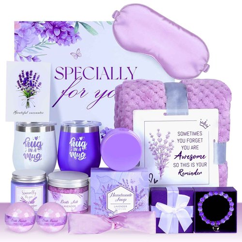 Get Well Soon Gifts,Christmas Gifts Baskets for Women,Birthday Gift Boxes For Women,12Pcs Self Care Package,Thinking of You Gift Basket,Relaxing Spa Gift For Her, Mom,Wife, Sister,Friend
