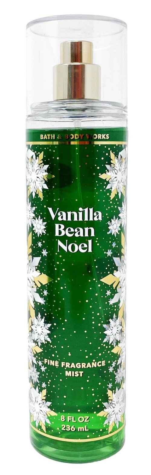 Bath and Body Works Vanilla Bean Noel Shower Gel, Body Lotion, Fine Fragrance Mist Daily Trio Gift Set 2018