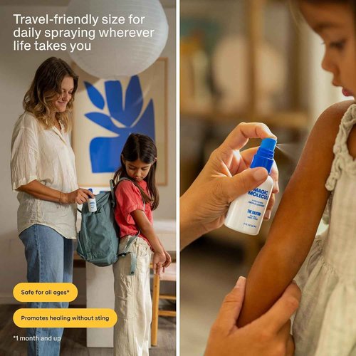 Magic Molecule Hypochlorous Acid Spray – Soothing Facial Mist for Redness & Irritated Skin – Cleansing & Purifying – Everything Home & Travel Bundle (1x 8oz + 2x 3.4oz)
