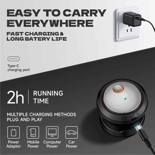 Bald Hair Clipper, Hair Trimmer for A Bald Head, Beard Shaver, Magnetic Six-Blade Head, Easy to Clean, USB Charging, Two-Speed Settings, Extra-Long Battery Life, an Ideal Gift for Fathers and Men