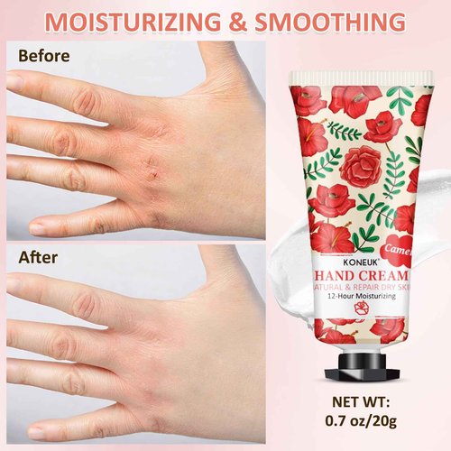 KONEUK 80 Pack Hand Cream Set for Dry Cracked Hands, Bulk Hand Lotion Travel Size for Stocking Stuffers, Mini Hand Cream for Christmas Gifts, Birthday Gifts and Bridal Shower Gifts for Guests