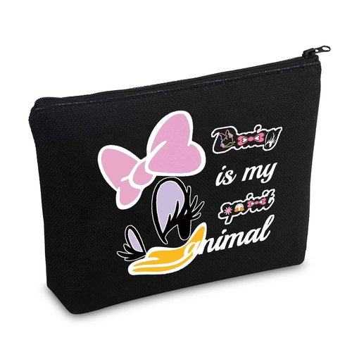 CMNIM Duck Lover Gift Duck Makeup Cosmetic Bag Duck Big Face Character Zipper Pouch Bag Animal Lover Gift for Best Friend