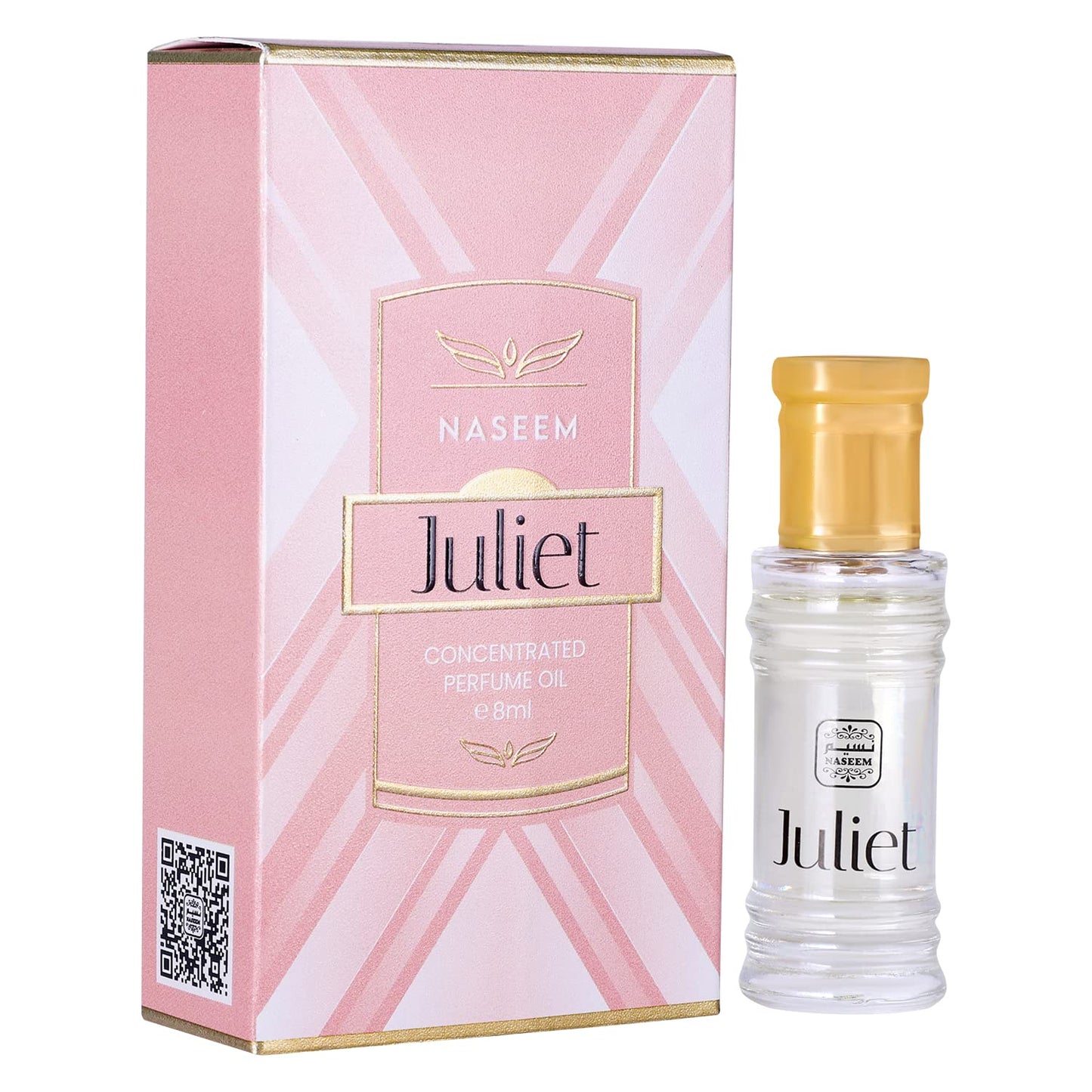 Naseem Juliet Roll on Perfume, Pheromones Perfumes for Women - Arabian Perfume Oil Floral Fruity Musk Vanilla Perfume - Alcohol Free & Long Lasting Perfume 0.27 Fl Oz