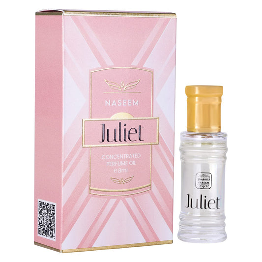 Naseem Juliet Roll on Perfume, Pheromones Perfumes for Women - Arabian Perfume Oil Floral Fruity Musk Vanilla Perfume - Alcohol Free & Long Lasting Perfume 0.27 Fl Oz