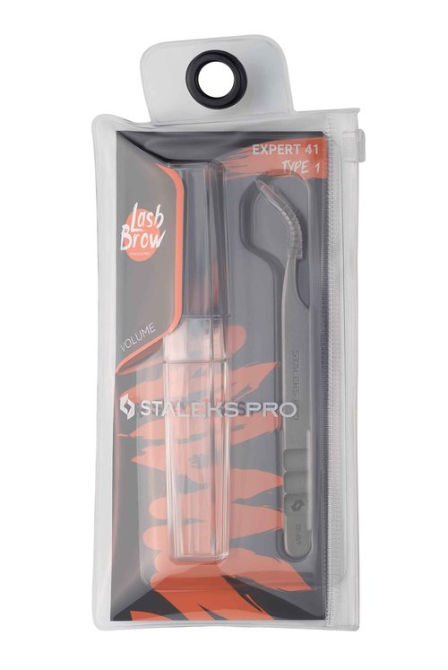 STALEKS PRO Eyelashe Tweezer (TE-4010)