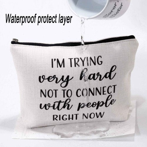 TV Show Inspired Gift Classy, Sassy And A Bit Sassenachy Zipper Pouch Cosmetics Bag For Fans (A Bit Sassenachy bag)