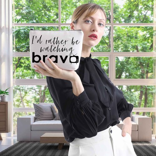 WCGXKO TV Show Inspired Zipper Makeup Bag Travel Bag for Mom Sister Best Friend Wife Aunt (bra)