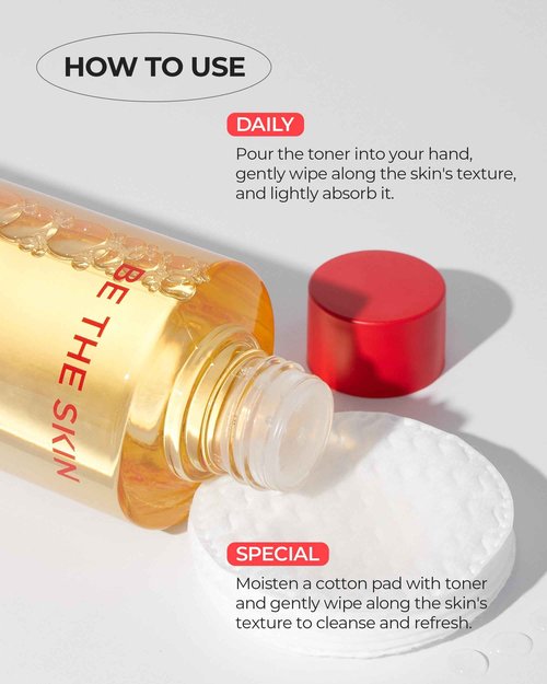 BE THE SKIN Vegan Redness Bakuchiol Soothing Toner - Gentle pH Balancing Redness Relief Face Toner with Heartleaf Extract - Pore Tightening, Soothing for Sensitive Skin, 8.45 fl.oz.