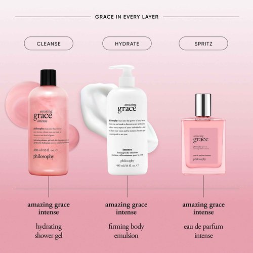 philosophy amazing grace intense shower gel 16 fl oz