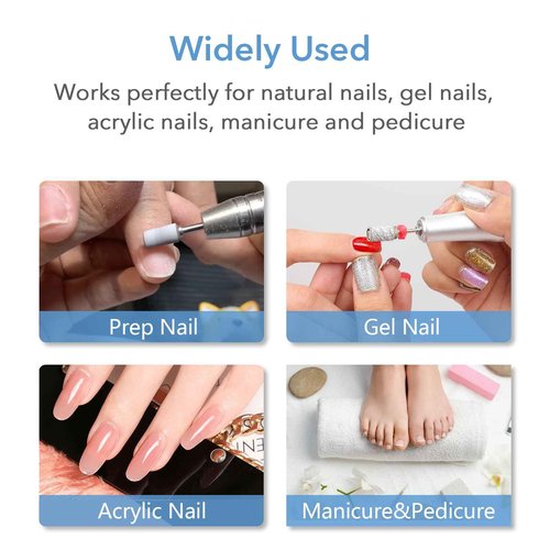 GazePlus 100 Pcs Sanding Bands for Nail Drill with 1 Piece 3/32" Mandrels Nail Drill Bit 240 Grit Disposable Nail Sanding Bands for Acrylic Nails Gel Manicure & Pedicure, Zebra