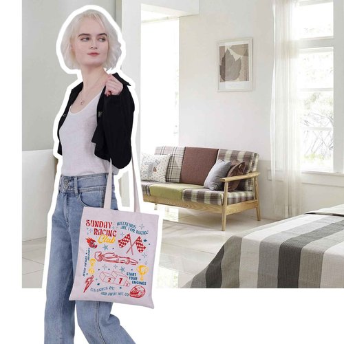 F Tote Bag F Motorsport Gift F Racing Aesthetic F Team Gift (F tote)