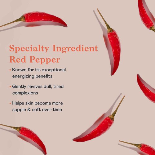 Erborian Red Pepper Pulp Hydrating & Energizing Gel Moisturizer - Facial Moisturizer for Brightened, Refreshed & Plumped Skin - Radiance Boosting Moisturizing Cream - Korean Skin Therapy – 0.6 oz