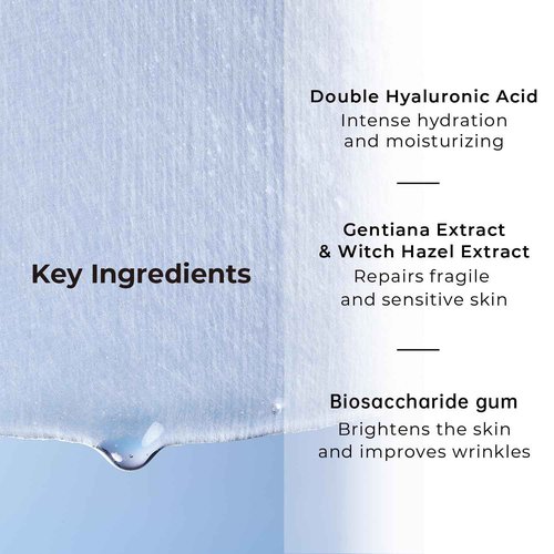 +WIS+ Intensive Hydrating Face Masks 24 EA with Hyaluronic Acid Serum for Dry Skin, Collagen Facial Mask to Pore Minimizing, Elasticity Improvement and Repair Dehydrated Skin, Safe on Sensitive Skin
