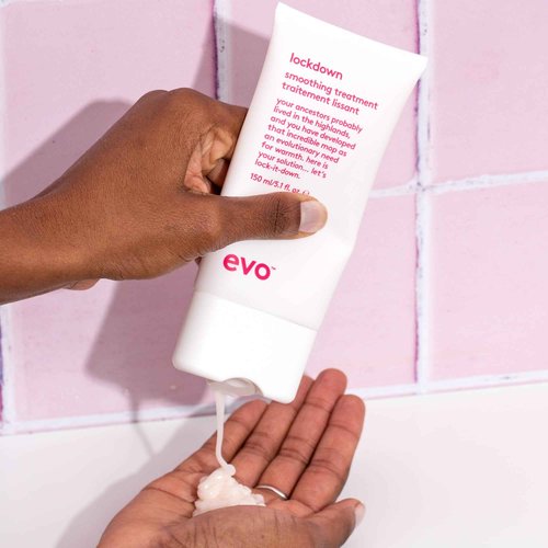 EVO Lockdown Smoothing Treatment - Leave-In Hair Treatment - Protects Color-Treated Hair and Reduces Frizz - 150ml / 5.1fl.oz