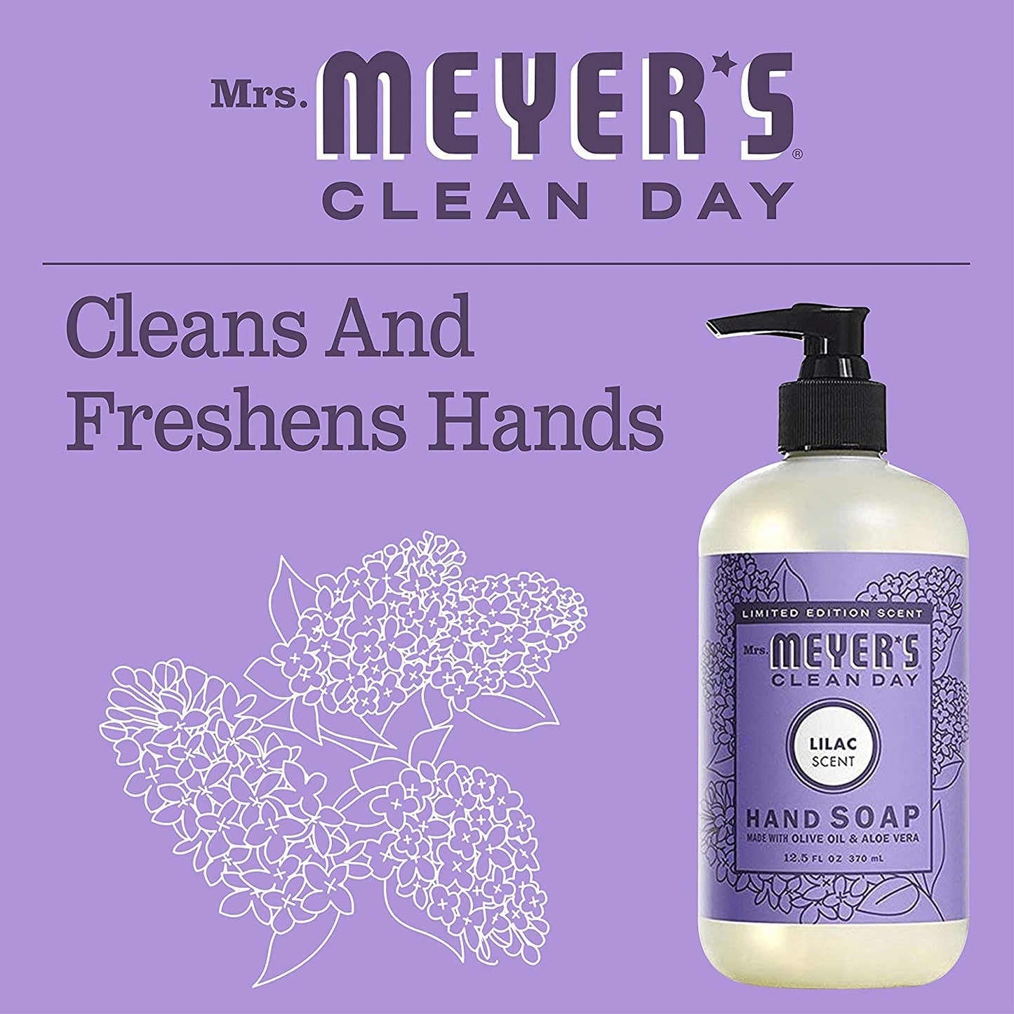 MRS. MEYER'S CLEAN DAY New Spring Scent Variety Pack (Lilac + Peony + Mint)