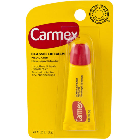 Carmex Classic Lip Balm Original Tube, 0.35 Ounces