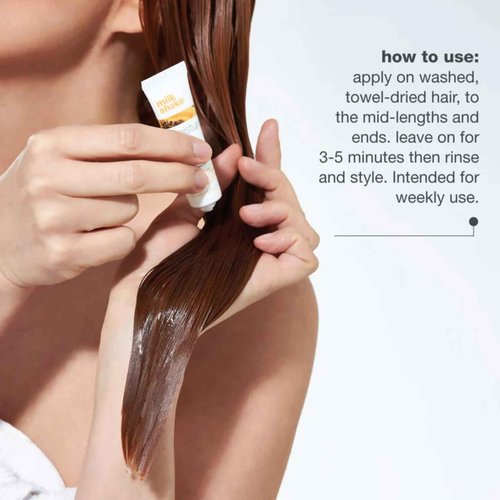milk_shake Moisture & More Hydrating Lotion Vials - Intense Weekly Hydration Treatment for Dry, Dehydrated Hair | Restores Shine and Moisture | Tropical Scent