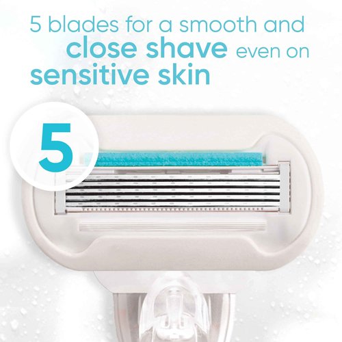 Gillette Venus Extra Smooth Sensitive Womens Razor Blade Refills, 6 Count, Designed for Women with Sensitive Skin, Holiday Gifts for Women