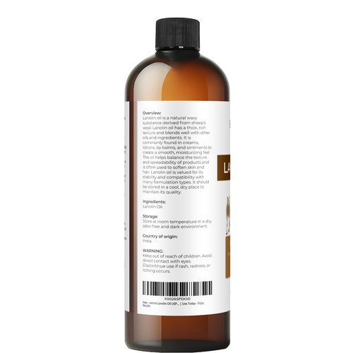 velona Lanolin Oil USP Grade 16 fl oz | 100% Pure and Natural Carrier Oil | Refined, Cold pressed | Skin, Hair, Body & Face Moisturizing | Use Today - Enjoy Results