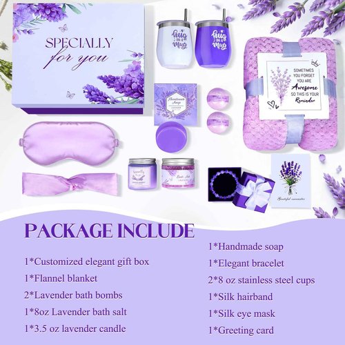 Get Well Soon Gifts,Christmas Gifts Baskets for Women,Birthday Gift Boxes For Women,12Pcs Self Care Package,Thinking of You Gift Basket,Relaxing Spa Gift For Her, Mom,Wife, Sister,Friend