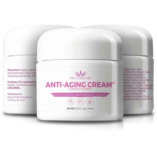 Pro Evrglori Anti Aging Cream - 2 Month - Our Best Anti Aging Cream for Women - Pro Everglori Skincare Anti Wrinkle Cream for Women - Pro Evrglori Anti Aging Skin Cream for Women - Skin Wrinkle Cream