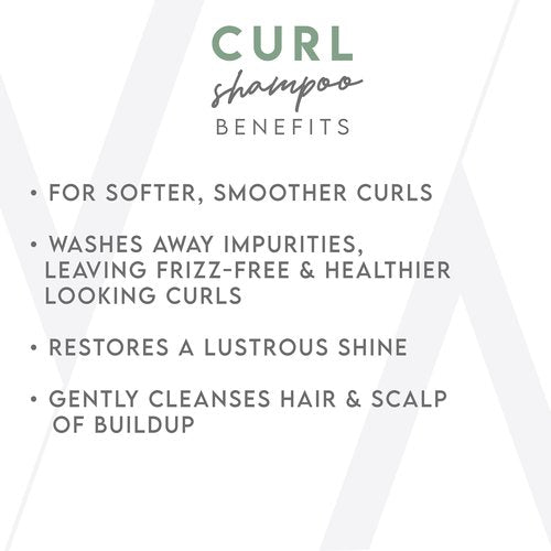 ALURAM Curl Shampoo, Clarifying Coconut Water Infused and Lightweight Cleansing For Curly Hair, 33.8 Fl Oz