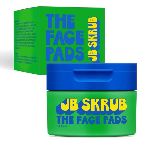 JB SKRUB The Face Pads - Kids, Tween Boys & Teens Acne Cleansing Pads for Cool Confidence - Say Goodbye to Greasy Skin and Hello to Freshness - 40 Cleansing Wipes, Single Pack
