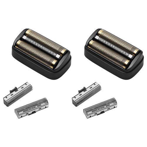 Shaver Replacement Foil and Inner Cutters Compatible with Andis 17300 reSURGE Electric Shaver,Black (2 Pack)