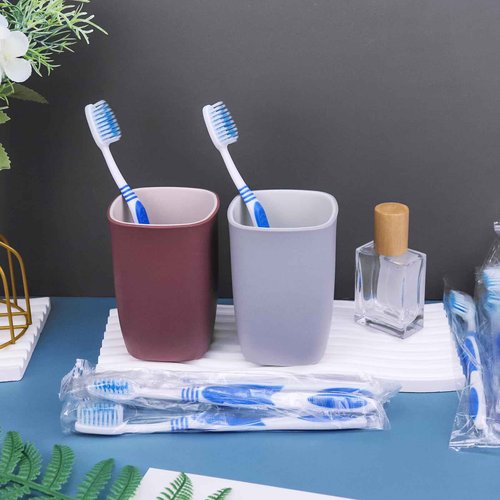 SLequipo 200 Prepasted Disposable Toothbrushes Individually Wrapped Pre Pasted Toothbrushes Soft Bristle Travel Tooth Brush Single Use Wrapped for Hotel, Camping, Travel and Gift for The Homeless