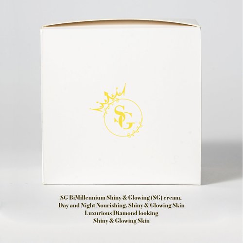 SG BiMillennium Face Cream Korean Moisturizer (Glowing Skin Without Makeup) - Beauty Skincare with Peptide, Omega Water, Rice Ceramide for Deep Moisturizing