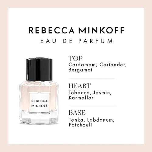 Rebecca Minkoff Eau de Parfum - Sweet, Spicy Eau de Parfum for Women - Notes of Cardamom, Jasmine, and Bergamot - Long-Lasting Fragrance - 1 oz