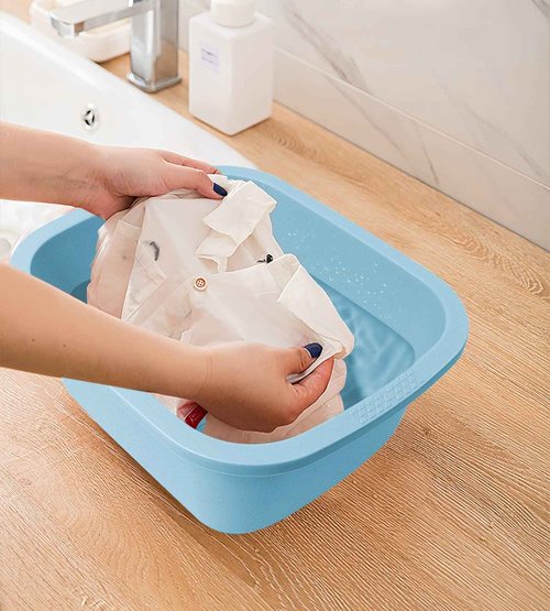 HOMELEX Foot Soaking Bath Basin, Large Size Feet Massager Tub, at Home Spa Pedicure Treatment, 2 Pack Green&Blue