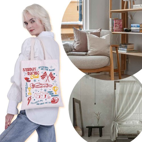 F Tote Bag F Motorsport Gift F Racing Aesthetic F Team Gift (F tote)