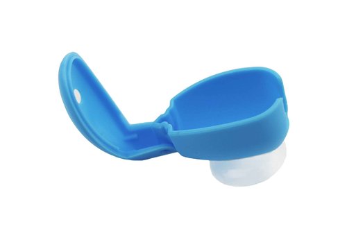 Excelity Set of 4 Travel Toothbrush Head Cover Cap with Suction Cup