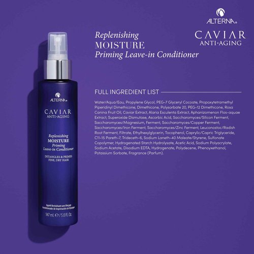 Alterna Caviar Anti-Aging Priming Leave-In Conditioner, 5 Ounce | Detangles & Primes Fine, Dry Hair | Sulfate Free