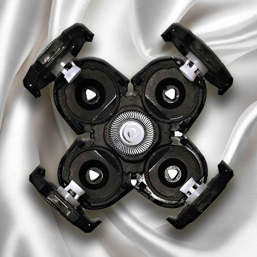 Shaver Replacement Blades Compatible with F-ree-bird Head Shaver Kit, 5 Blades Shaver Replacement Heads for Bald Men, Ruixin Replacement Blades for Flex-series Electric (3P)