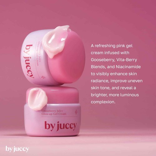 BYJUCCY Gooseberry Juicy Glow-up Gel CreamㅣDaily Hydration, Even Skin ToneㅣGooseberry, Alpha-Arbutin, Niacinamide, Centella AsiaticaㅣKorean Skin Care, Korean Moisturizer | By Juicy | 1.85 Fl.oz