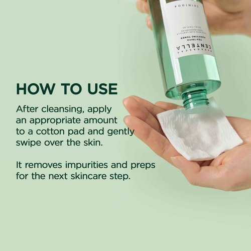 SKIN1004 Tea-Trica Purifying Toner 7.10 fl.oz, 210ml, Korean Face Toner with Tea Tree Leaf Water, Centella Asiatica & BHA, Hydrating Cica Facial Toner for Refreshing & Balancing Skin, Korean Skin Care