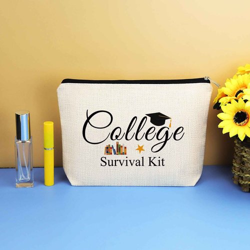 Graduation Gifts for Her Makeup Bag Best Friend Sister Daughter Graduation Gift Cosmetic Bag University College Masters Graduate Gift for Girls Women Travel Toiletry Bags Cosmetic Pouch