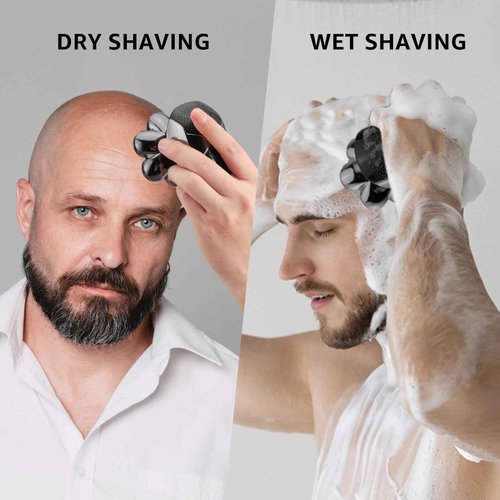 7-Blade Floating Replacement Shaving Head for Rotary Shavers,Wyklaus Wet & Dry Compatible for Electric Shaver, Washable Shaver Blade Heads Replacement