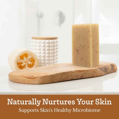 Southern Natural Oatmeal Soap Bar (3 Pack) Unscented Goat Milk Soap Bars With Colloidal Oatmeal & Honey. For Dry, Sensitive Skin. Fragrance Free Cleanser
