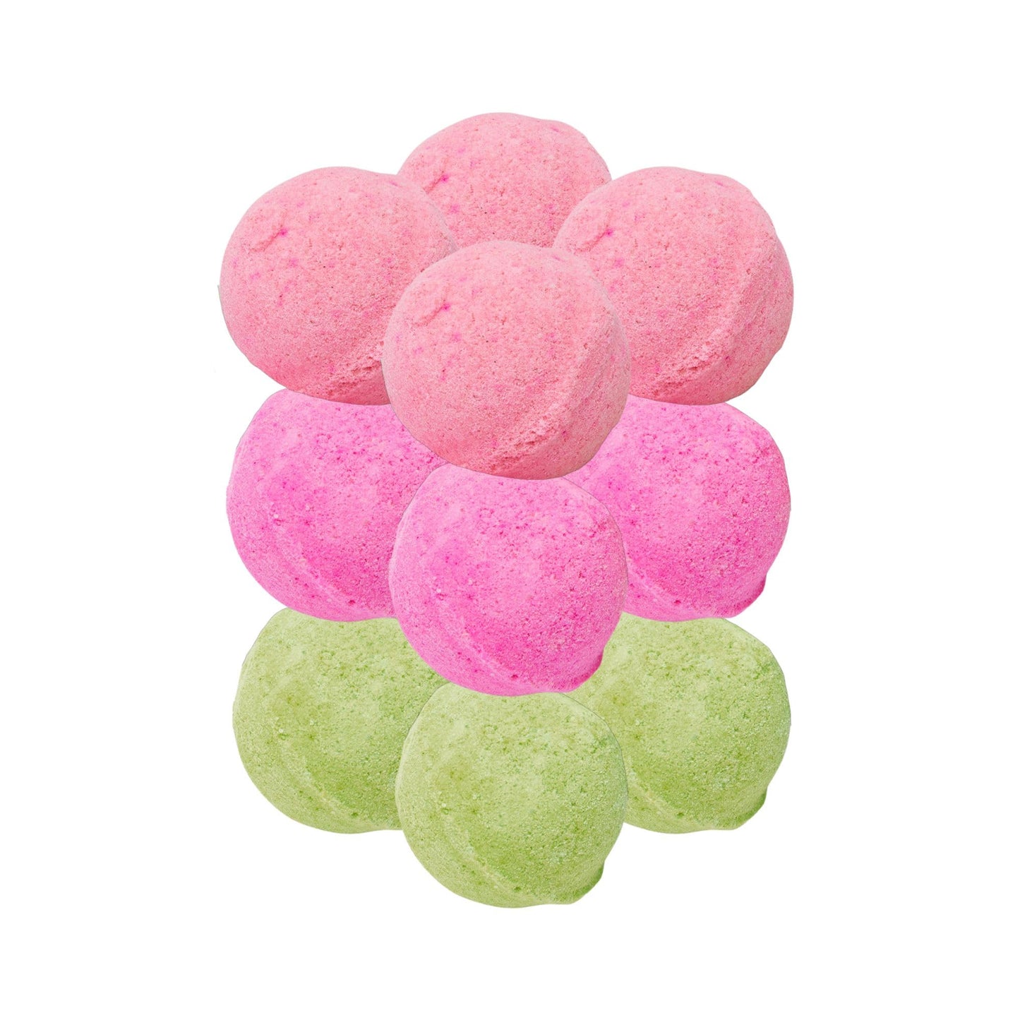 Fizz and Bubble, Mini Bath Fizzies, 9.5oz (12-pack) - Scented Bath Bombs, Moisturizing for Dry Skin, Soothing, Relaxing, Handmade Gift Ideas for Her (Watermelon Crush)