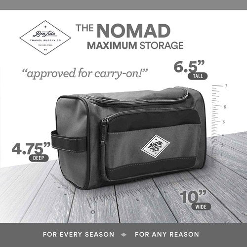 Convenience Kits International Men's Premium 15-Piece Kit wth Travel Size TSA Compliant Essentials, Featuring: Head & Shoulders Dandruff Shampoo Classic Clean and Palm Scalp Brush in Black Dopp Bag