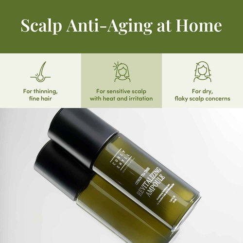 CURLYSHYLL Revitalizing Ampoule | Scalp Serum for Thinning Hair & Sensitive Scalp | Lightweight Daily Use | 50ml