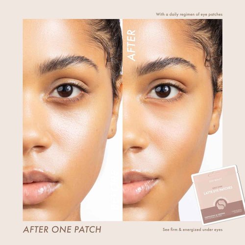 ESW Beauty Under Eye Patches Variety Set (10-Pack) – Soothing & Nourishing – Includes Strawberry Matcha & Iced Chai Latte – For Hydrating Dark Circles Under Eyes