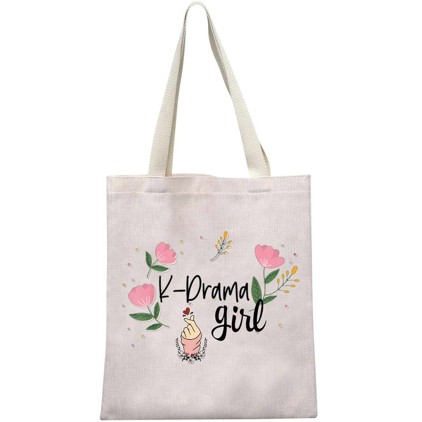 MEIKIUP K-Drama Mama Cosmetic Bag K-pop Merchandise Korean Drama Gift Korean Drama Fan Gift Makeup Bag Gift (K-Drama Tote Bag)