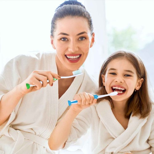 Akulgaci 100 Pack Kids Toothbrush Soft Bristles Toddler Cute Toothbrush Bulk with Suction Cup, Includes Travel Covers, Individually Wrapped Toothbrushes for Kid Home School Daycare Camp (Penguin)