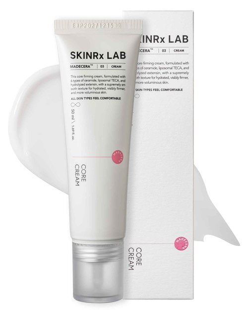 BEISIKS SKINRxLAB MadeCera Core Cream – Korean Anti-Aging Face Moisturizer with Ceramides, Peptides, Liposomal TECA for Deep Hydration, Firming, Plumping, Volumizing & Radiant Complexion, 1.69oz.